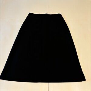 Ann Taylor Loft Midi Skirt Dark Gray Skirt Work Office Size 8 Size Medium